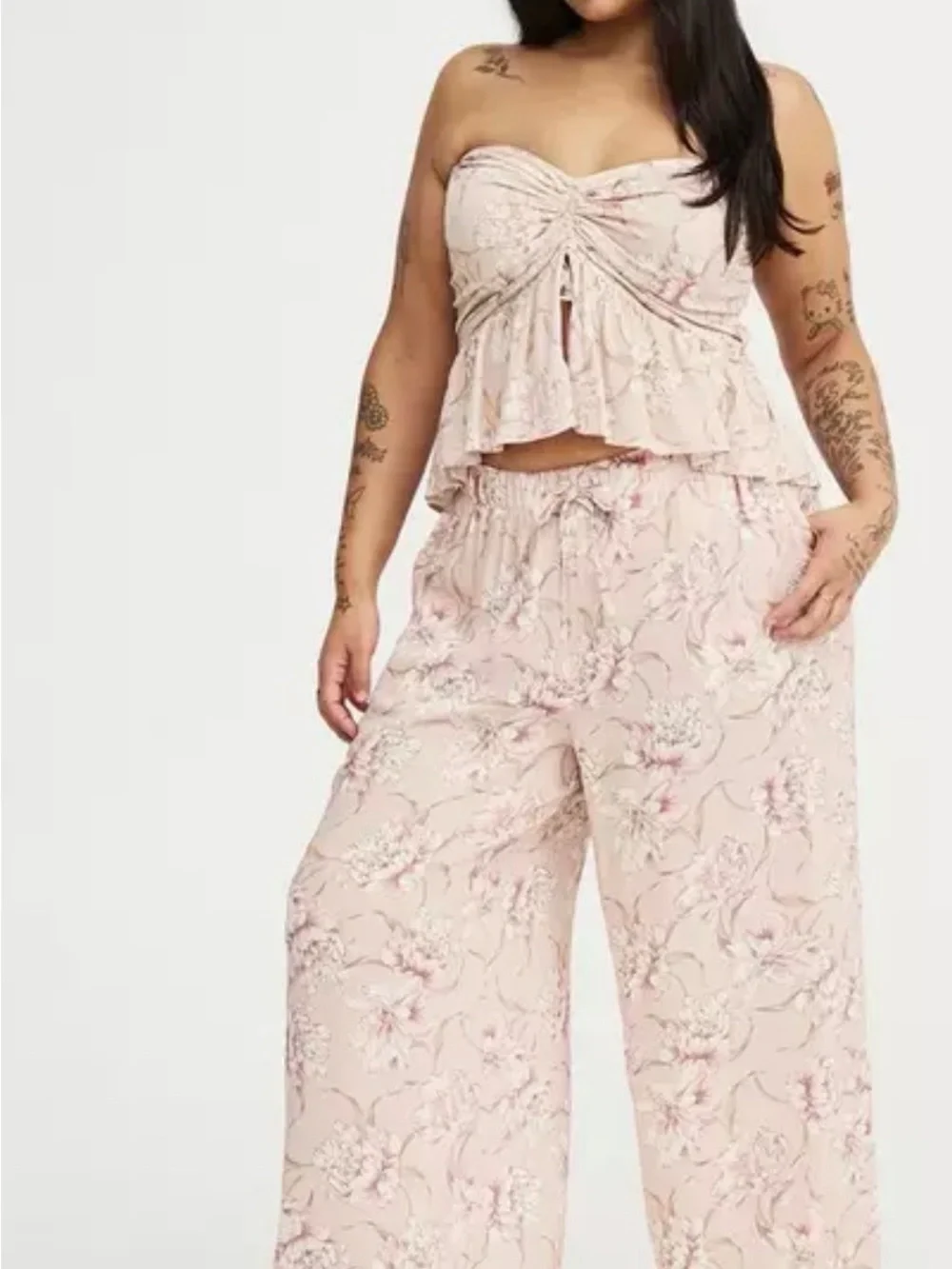 NWT TORRID Pull-On High-Rise Gauze Wide-Leg Pant SIZE 2X